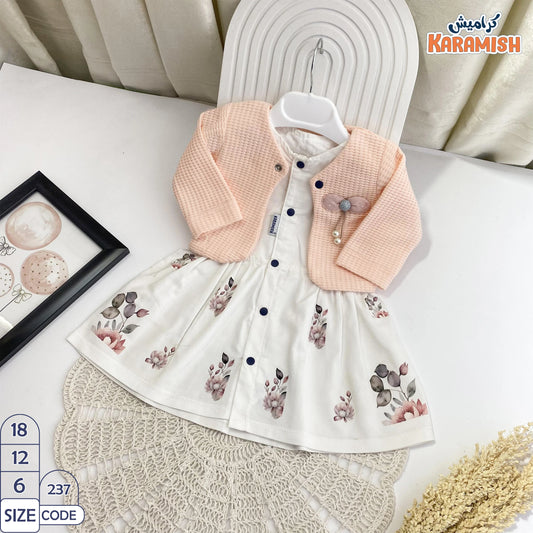 طقم فستان بناتي بلورو