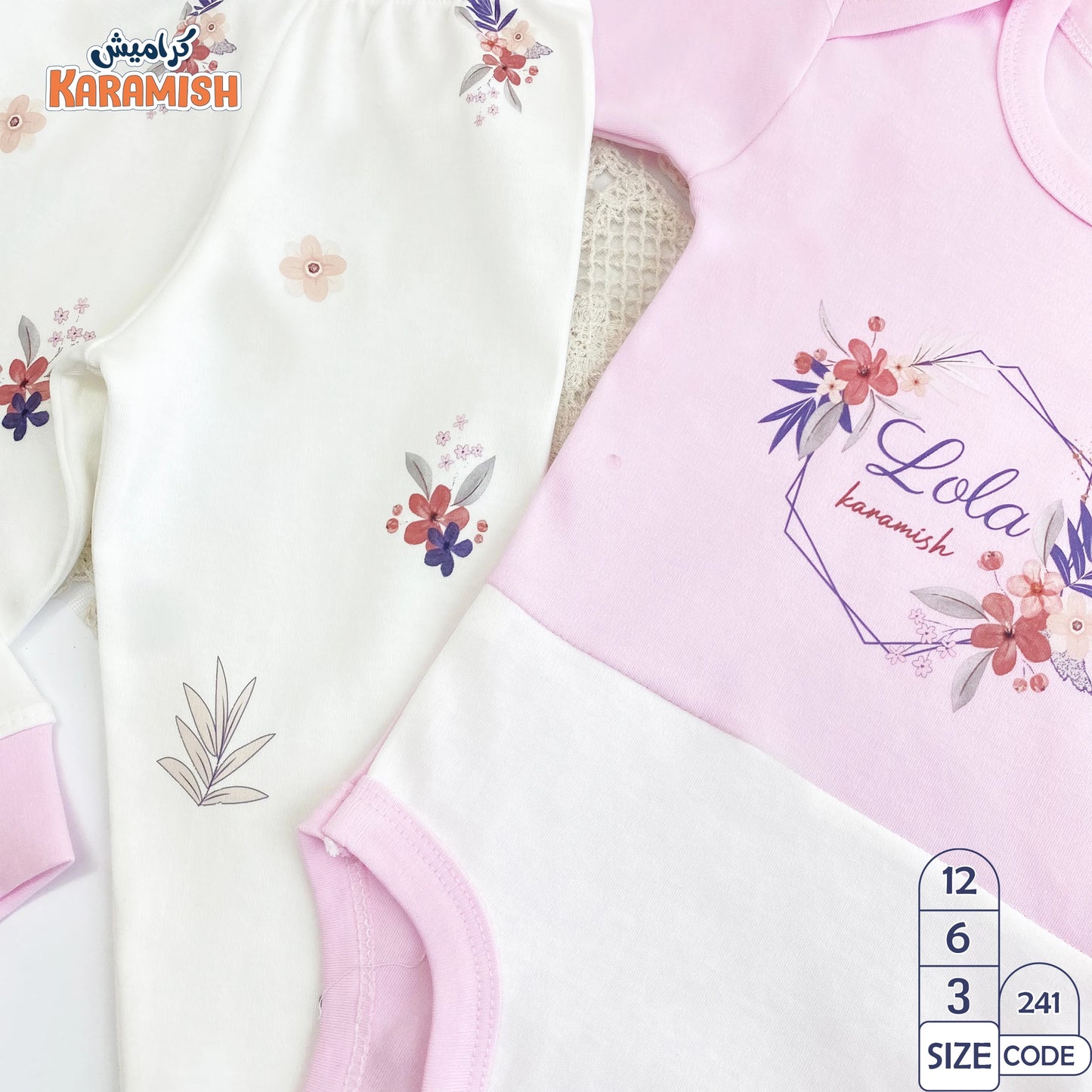 🌸طقم بيجامة أمريكي مع توكة