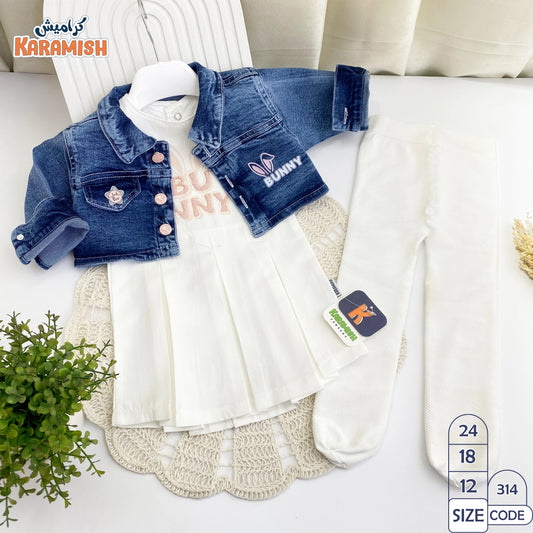 طقم فستان خروج 3 قطع BUNNY