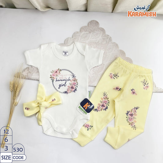 🎀طقم بيجامه نص كم امريكي مع توكه